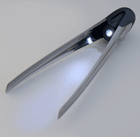 Tongs showing LED lighting